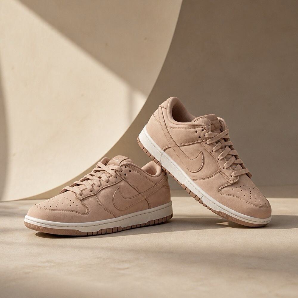 Size 10- Nike Dunk Premium Low Soft Pink W No Box